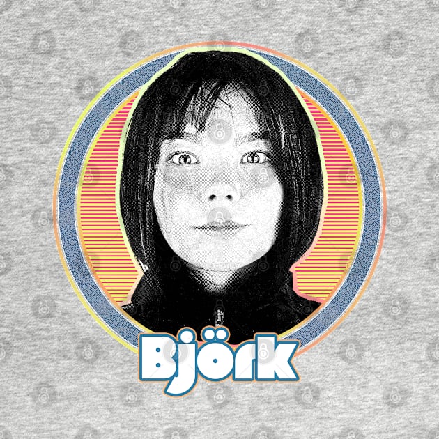 /// Björk /// Retro Style Fan Art Design by DankFutura